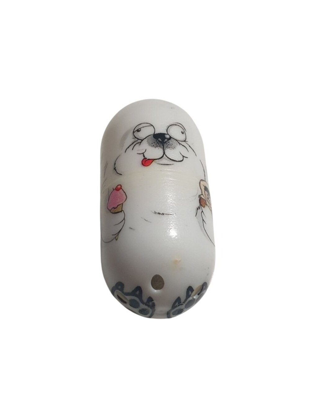 Mighty Beanz 2010 Polar Bear Bean Collectible Toy No 48 Moose White Novelty Caps